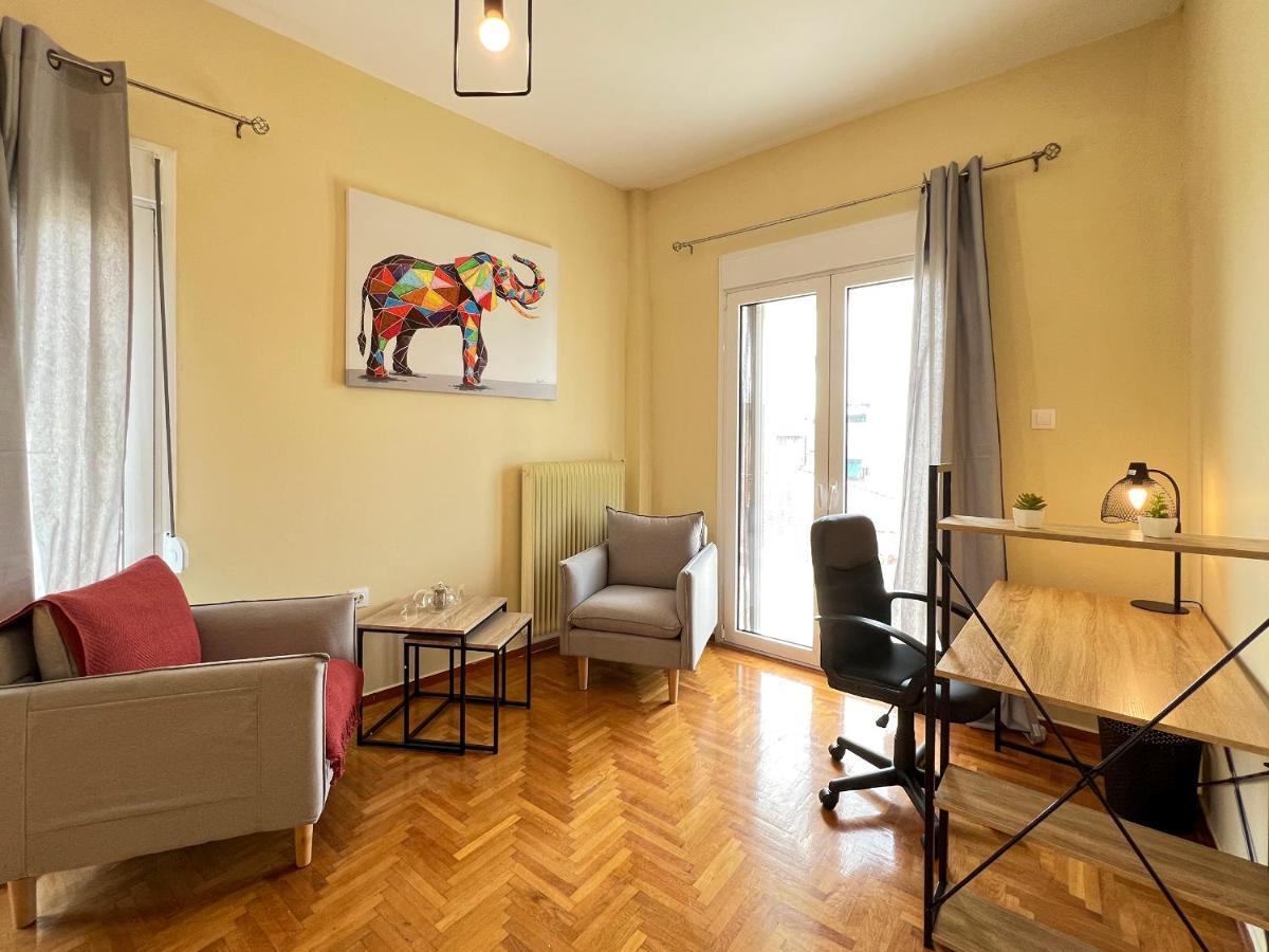 Chiou Spacious 90Sqm Apt In Athen Exterior foto